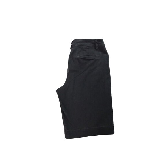 JONES NEW YORK SPORT Shorts Women's Slash Pocket Flat Front Bermudas Black 12 - Picture 10 of 11